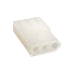 Male .062" Pin & Socket Receptacle Housing, 3 Circuits, 3x1